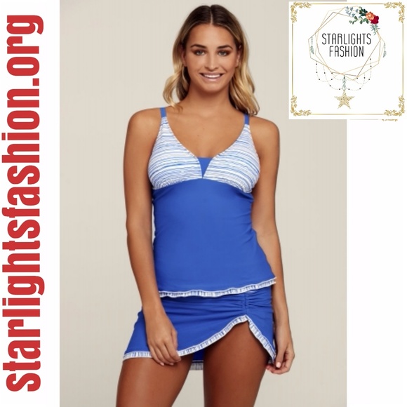 starlights fashion Other - Blue Summer Fashion 2pcs Tankini Bathing Suit